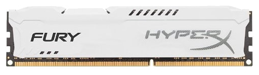 Память DIMM 4 GB DDR3 1333MHz CL9 HyperX FURY White Series Kingston, HX313C9FW/4