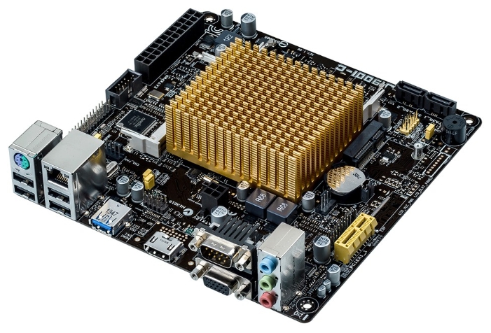 Матплата Asus J1900I-C (Celeron 2xDDR3L mini-ITX AC`97 8ch(7.1) GbLAN+VGA+HDMI)