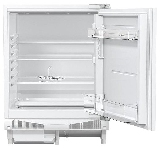 Встраиваемый холодильник Korting KSI 8251, класс энергопотребления A+, капельная система разморозки, общий объем 143 л, однокомпрессорный
