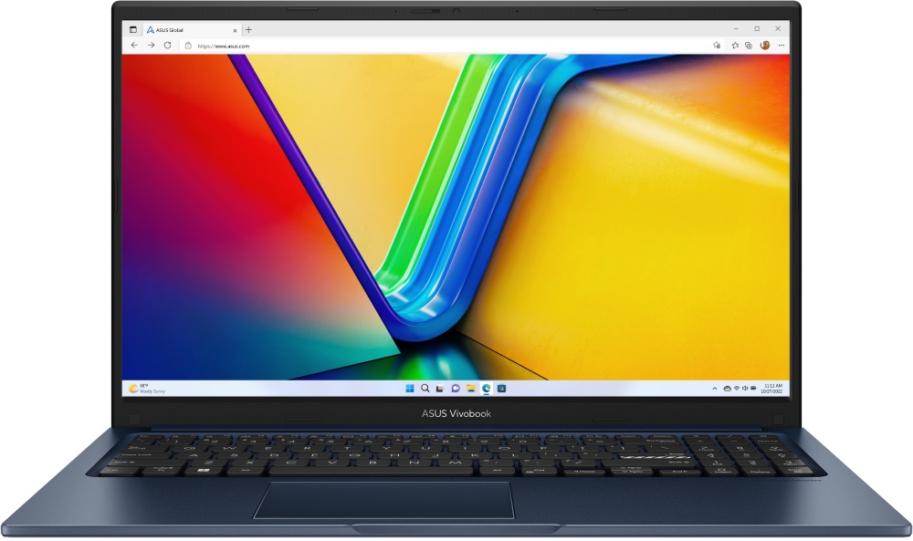 Ноутбук ASUS X1504VA-BQ281 15.6"(1920x1080 (матовый) IPS)/Intel Core i3 1315U(1.2Ghz)/8192Mb/512PCISSDGb/noDVD/Int:Intel UHD Graphics/Cam/BT/WiFi/42W