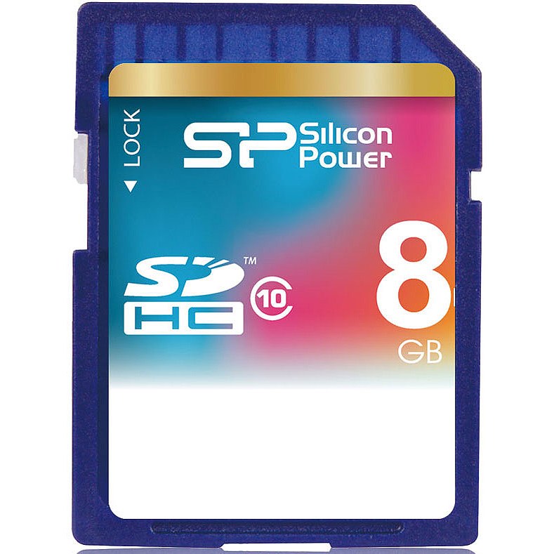 Флеш карта SD 8GB Silicon Power Elite SDHC Class 10 UHS-I