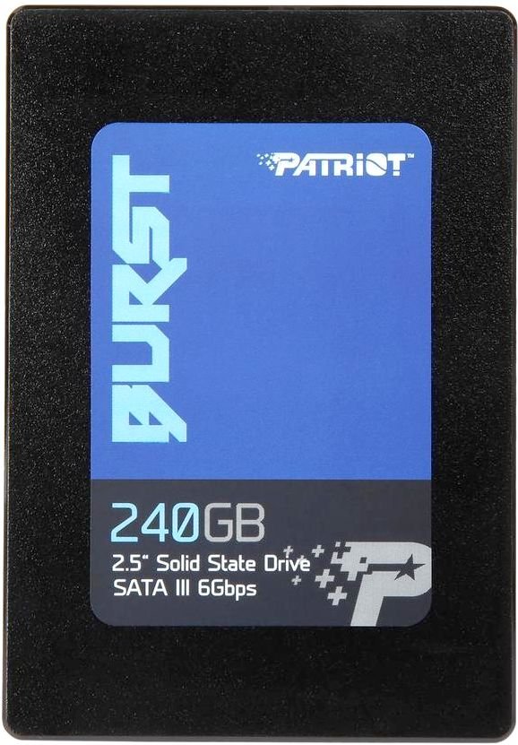 Накопитель SSD,240 GB,Patriot Burst SATA-III, 2.5", PBU240GS25SSDR           