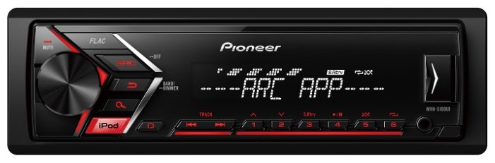 Автомагнитола Pioneer MVH-S100UI 1DIN 4x50Вт