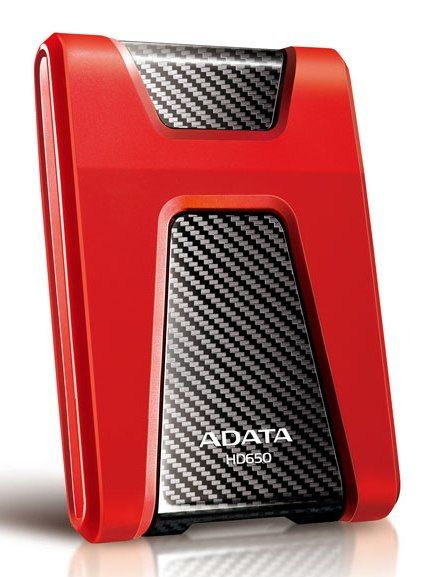 Внешний жесткий диск 1TB A-DATA HD650, 2,5" , USB 3.1, красный