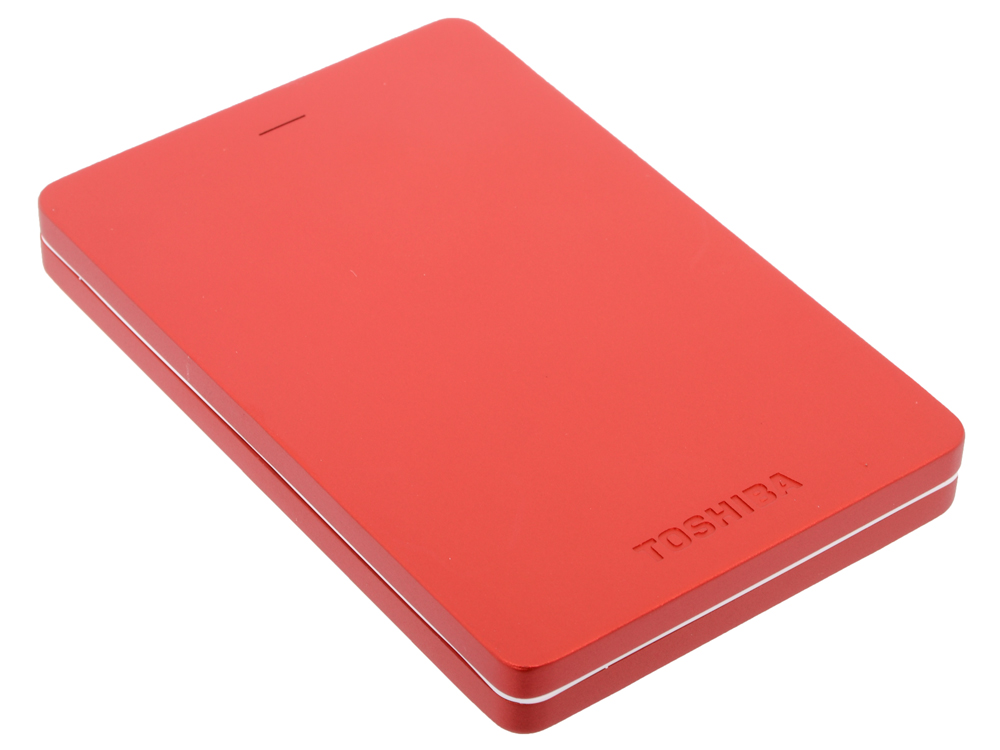 Накопитель HDD 500Gb Toshiba Canvio Alu 2.5" USB 3.0 красный, HDTH305ER3AA