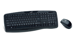 Клавиатура + мышь Genius KB-8000X черный USB Беспороводная 2.4Ghz, 31340005103
