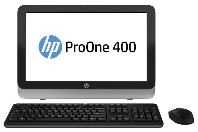 Моноблок HP ProOne 400 G1 AiO (23" Pentium G3240T, 4GB DDR3-1600 SODIMM (1x4GB) 500GB Slim SuperMulti USB Keyboard Mouse WiFi BT Win 8.1 Pro), J8S79EA