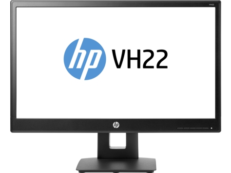 HP VH22  21,5'' LED Monitor (TN, 250 cd/m2, 1000:1, 5ms,170/160,VGA,DVI,DP, 1920x1080,Energy Star)
