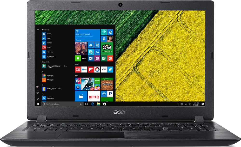 Ноутбук Acer Aspire A315-21-63VF, 15.6" 1920x1080 (Full HD), AMD A6-Series 9220e, 1600 МГц, 4096 Мб, 128 Гб SSD, Radeon R4, Wi-Fi, Bluetooth, Cam, Win