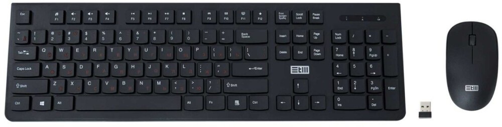 Беспроводной набор Клавиатура+мышь STM 304SW черный