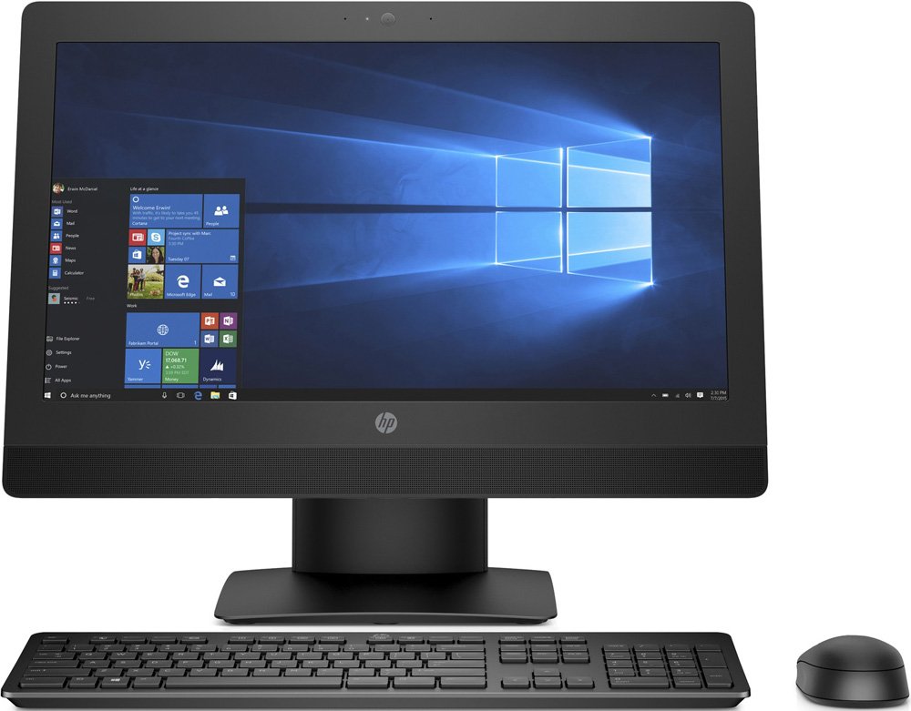 Моноблок HP ProOne 600 G3 All-in-One 21,5" NT(1920x1080),Core i5-7500,4GB DDR4-2400 (1x4GB) SODIMM,1TB,DVD,Wireless Slim kbd & mouse,HAS Stand,Intel 7