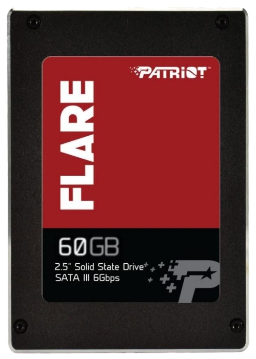 Жесткий диск SSD,60 GB Patriot Flare ,SATA-III, 2.5", PFL60GS25SSDR
