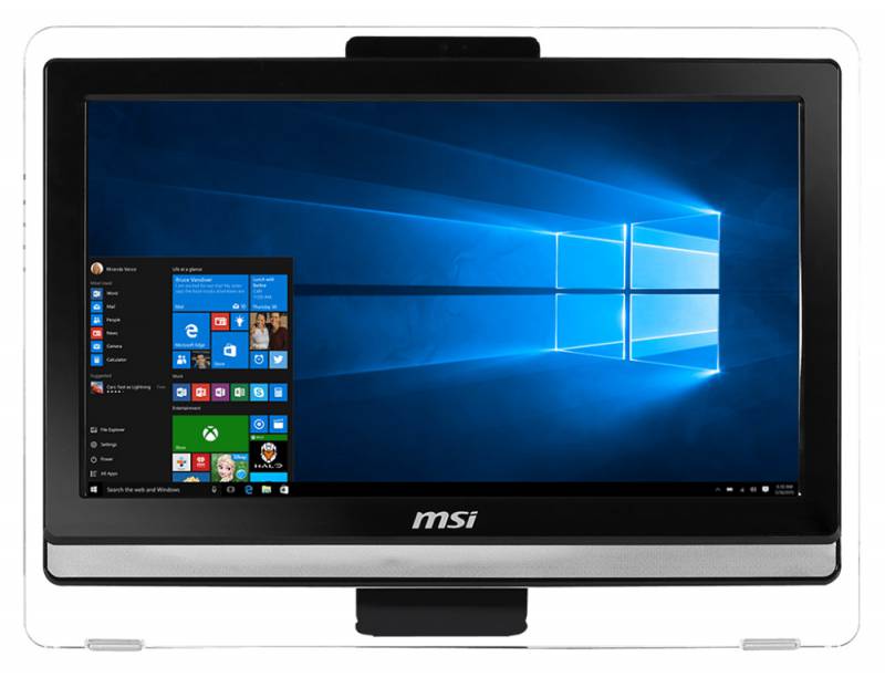 Моноблок MSI Pro 20E 4BW-070RU 19.5" HD+ P N3710 (1.6)/4Gb/1Tb 7.2k/HDG405/DVDRW/Windows 10 Home Single Language/GbitEth/WiFi/BT/65W/клавиатура/мышь/C