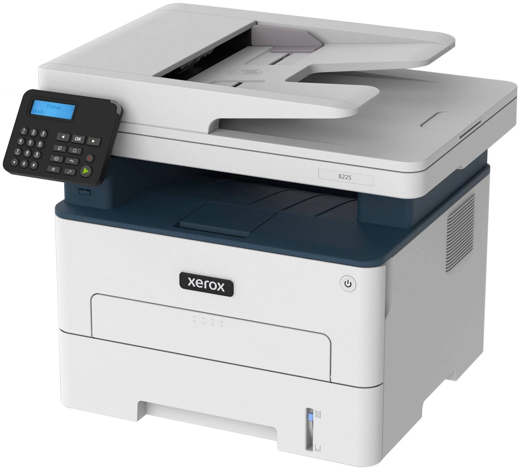 МФУ Xerox B225, Тип печати: лазерный, Цветность печати: черно-белая, Максимальный формат: A4, автоматическая двусторонняя печать