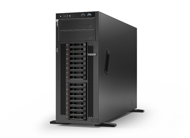 Сервер Lenovo ThinkSystem ST550 Tower 4U,Xeon 3106 8C (1.7GHz/85W),16GB/1Rx4/1.2V RDIMM,noHDD 2,5"(up to 8/16),SR 530-8i, HH DVD,PCI (up to 5),2xGbE,1
