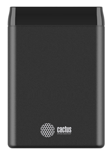 Мобильный аккумулятор,Cactus, Li-Pol 5000mAh 2A+2.1A графит 2xUSB, CS-PBFSST-5000
