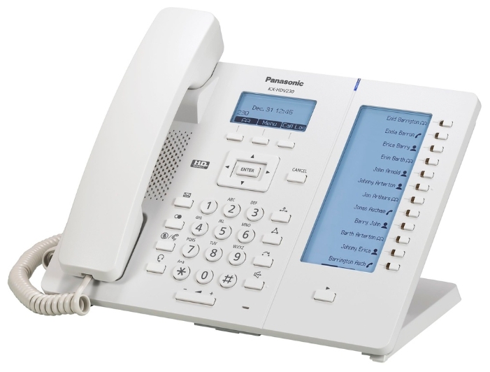 Телефон IP Panasonic KX-HDV230RU белый