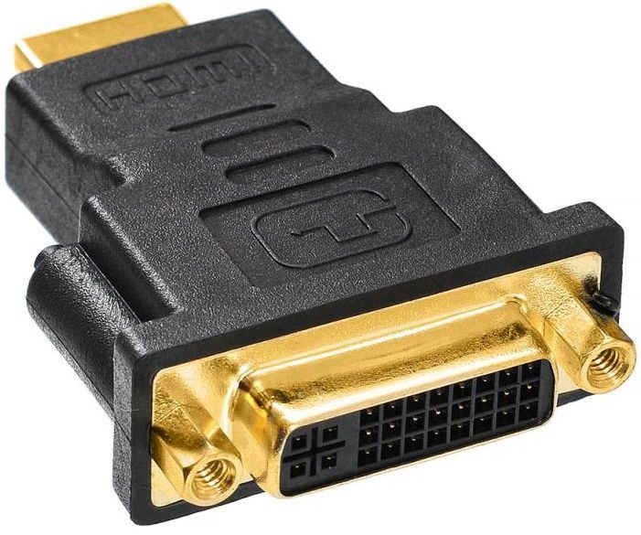 Переходник, HDMI (m) - DVI (f)