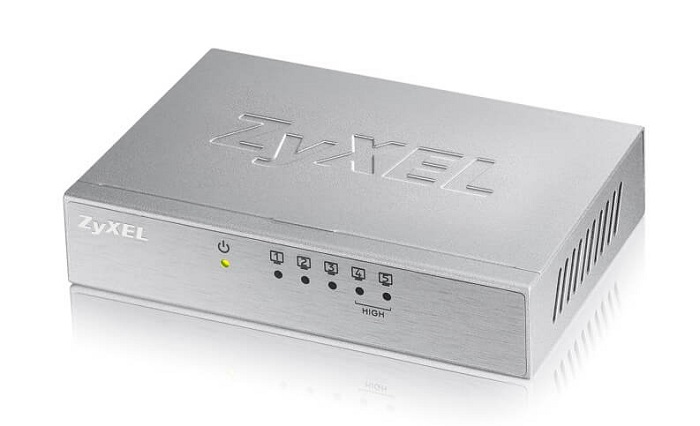 Коммутатор ZyXEL ES-105A 5-port Desktop Fast Ethernet Switch with 2 priority ports, ES-105A