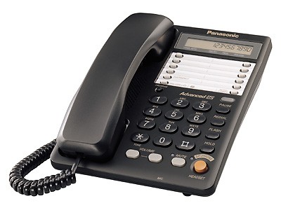 Телефон,Panasonic KX-TS2365RUB, black