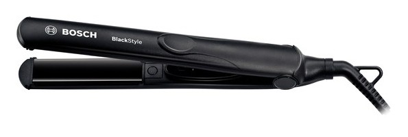 Выпрямитель для волос Bosch PHS2101b PureStyle (с ф-цией выпрямления и завивки, анодированное покрытие, 31Вт, цвет: черный)