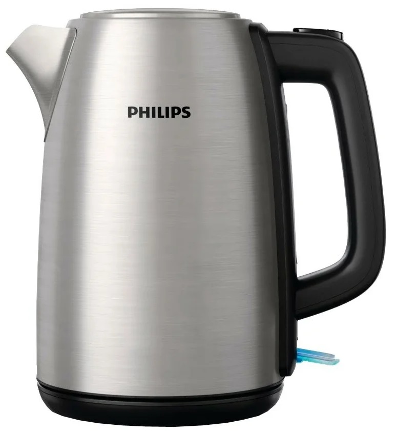 Чайник Philips HD9351/90, металлический, 1.7 л, 2200 Вт, световой индикатор, функция автовыключения, индикатор уровня воды, HD9351/90