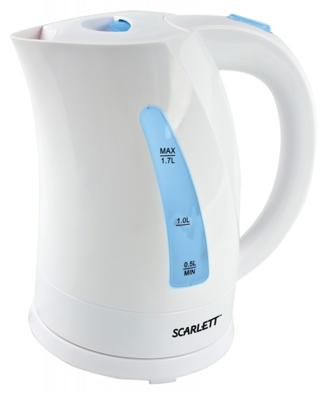 Чайник Scarlett SC-223, белый (1.7л, 2200Вт)