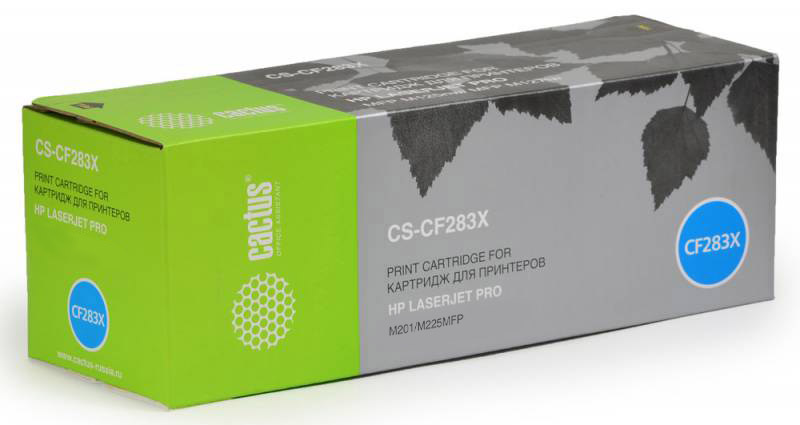 Картридж,Cactus CS-CF283X, для HP LJ Pro M225dn/M201/M202 (2200стр.)