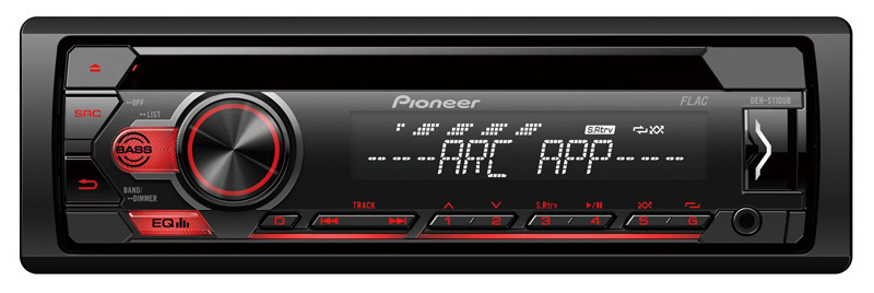Автомагнитола CD Pioneer DEH-S110UB 1DIN 4x50Вт