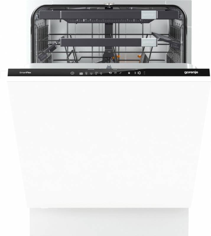 Встраиваемая посудомоечная машина GORENJE, 81.7x59.6x55.6 см, 16 комплектов посуды, 5 программ, расход 9,5л, GV66260
