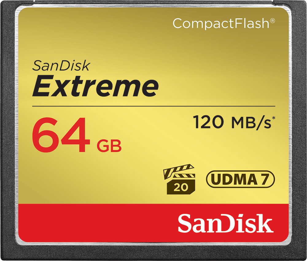 Флеш карта CF 64GB SanDisk Extreme 120MB/s SDCFXSB-064G-G46