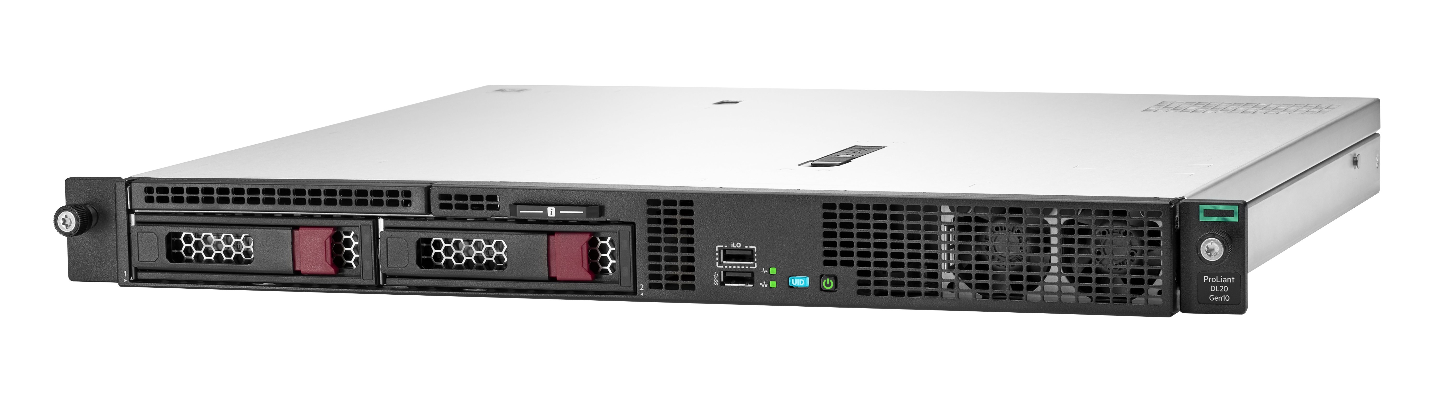 Сервер HP ProLiant DL20 Gen10 G5420 NHP Rack(1U)/Pentium2C 3.8GHz(4MB)/1x8GBU1D_2666/S100i(ZM/RAID 0/1/10/5)/noHDD(2)LFF/noDVD/iLOstd(no port)/3Fans(N