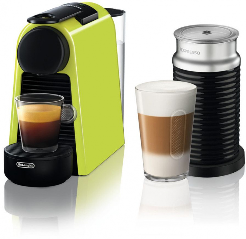 Кофемашина Delonghi Nespresso EN85.LAE 1150Вт лайм/черный