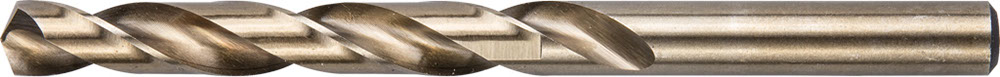 Сверло ЗУБР "КОБАЛЬТ" по метал., цилиндр. хвост., быстрореж. сталь Р6М5К5, класс точности А1, 9,5х133мм, 1шт, 4-29626-133-9.5
