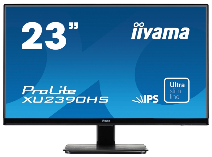 Монитор Iiyama XU2390HS-B1 черный (23" AH-IPS LED 5ms 16:9 DVI HDMI M/M матовая 1000:1 250cd 160гр/160гр 1080x1920 D-Sub)