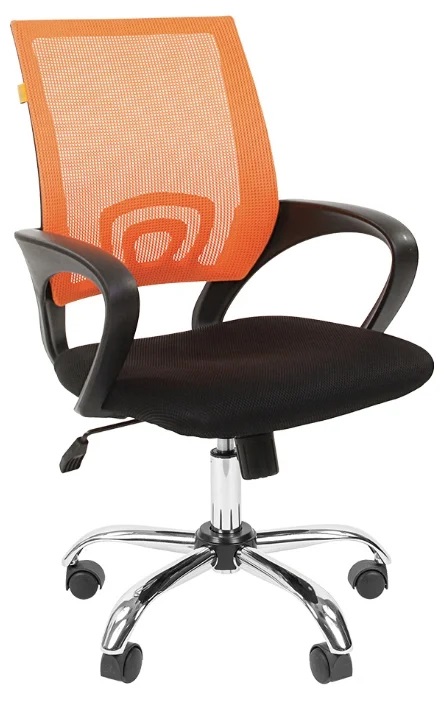 Офисное кресло Chairman 696 Россия TW оранжевый хром