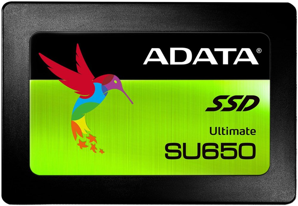 Твердотельный накопитель ADATA 60GB SSD SU650 TLC 2.5" SATAIII 3D NAND, SLC cach / without 2.5 to 3.5 brackets, ASU650SS-60GT-C