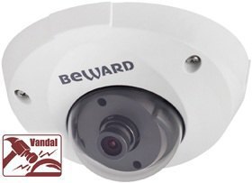 Видеокамера IP Beward CD400, 1 Мп, 1/4'' КМОП, 0.3 лк (день)/0.1 лк (ночь), DWDR, 2D/3DNR, объектив 2.5/2.