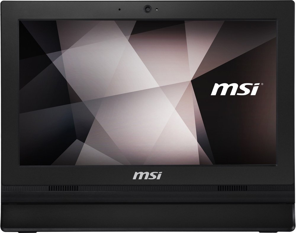 Моноблок MSI PRO 16T 7M-045RU 15.6" HD Touch Cel 3865U (1.8)/4Gb/500Gb/HDG610/Windows 10 Home/GbitEth/WiFi/BT/65W/Cam/черный 1366x768