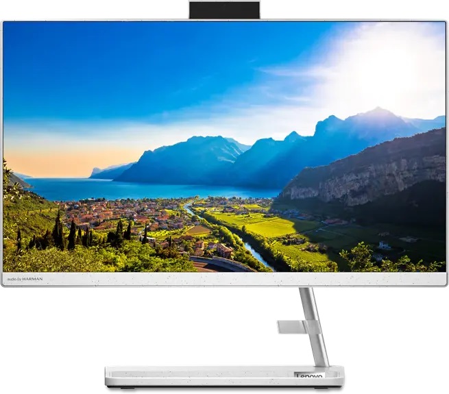 Моноблок Lenovo IdeaCentre 3 22ITL6  All-In-One  21,5" Celeron 6305, 4GB DDR4 3200 SODIMM, 128GB SSD M.2, Intel UHD, WiFi, BT, KB&Mouse, NoOS, White, 