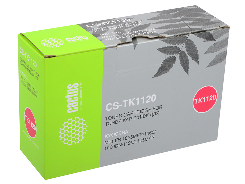 Картридж Cactus CS-TK1120 черный (3000стр.) для Kyocera FS 1025MFP/1060/1060DN/1125/1125MFP