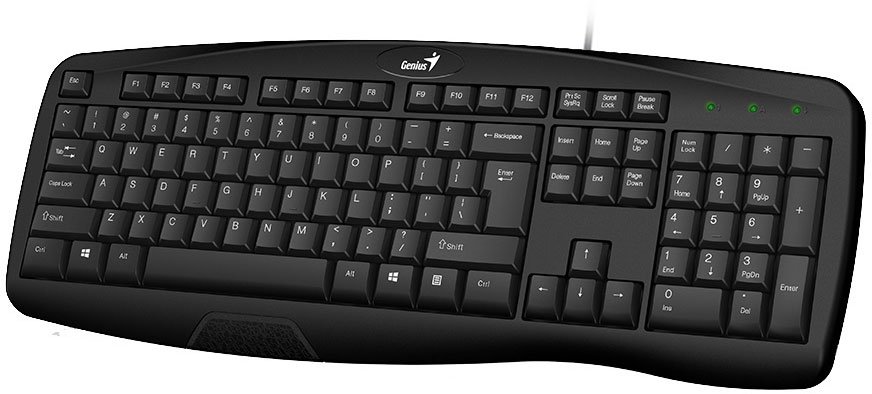 Клавиатура Genius Keyboard KB-128 Black USB wired, 31300001402
