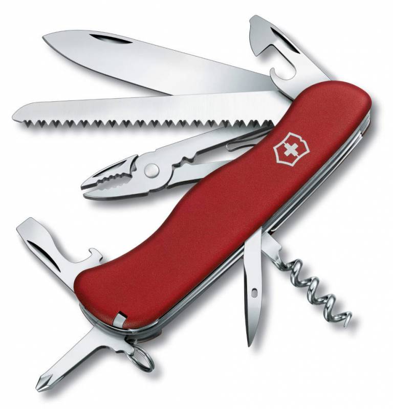 Нож перочинный Victorinox Atlas 0.9033 с фиксатором лезвия 16 функций красный  