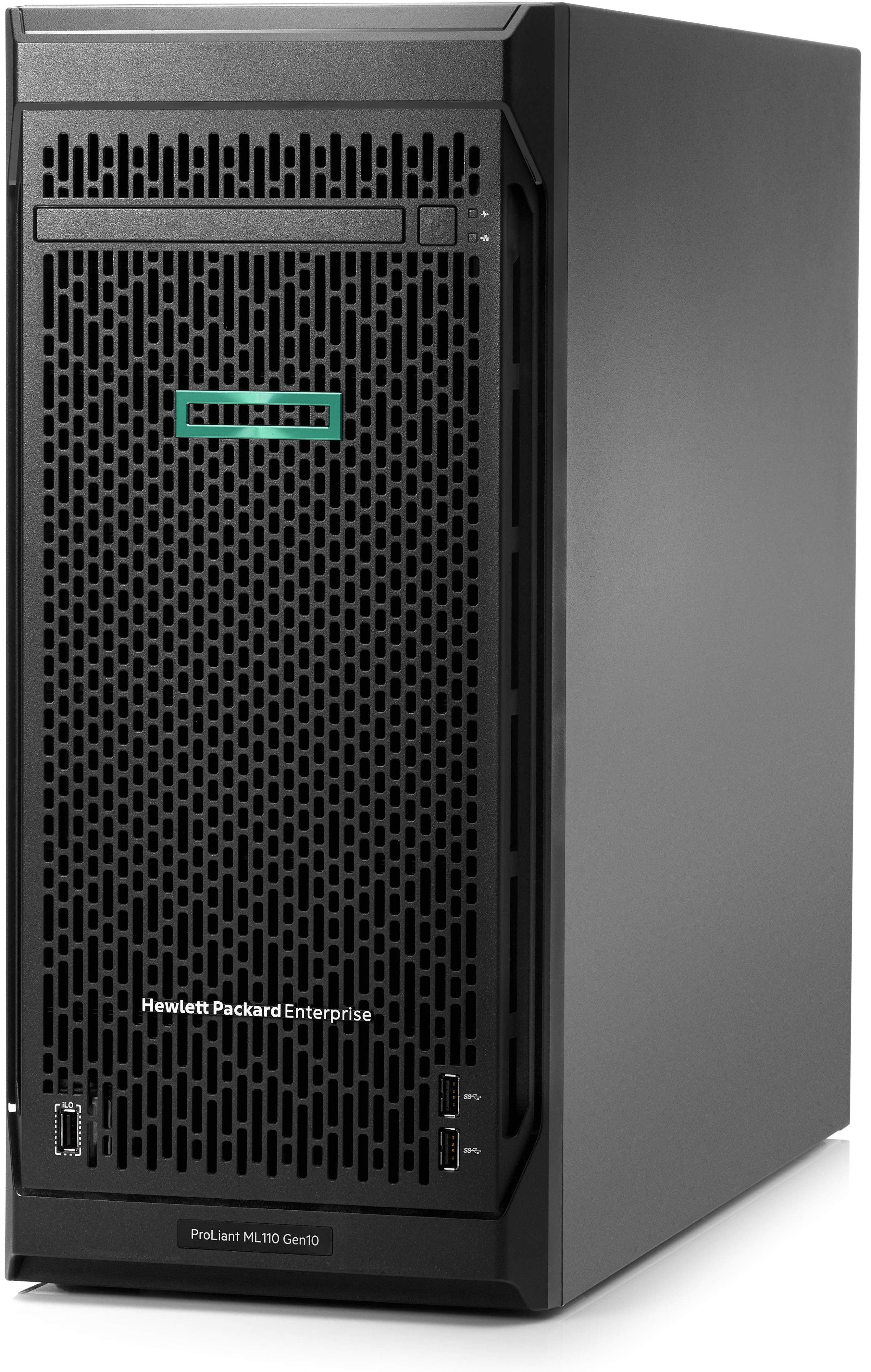 Сервер HP ProLiant ML110 Gen10 Bronze 3106 HotPlug Tower(4.5U)/Xeon8C 1.7GHz(11Mb)/1x16GbR1D_2666/S100i(ZM/RAID 0/1/10/5)/noHDD(4/8up)LFF/noDVD/iLOstd