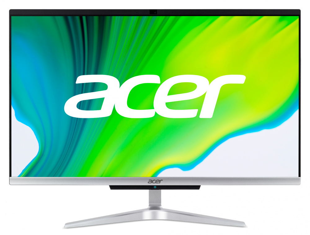 Моноблок Acer Aspire C24-960 23.8" Full HD i3 10110U (2.1)/8Gb/1Tb 5.4k/SSD128Gb/UHDG/CR/Endless/GbitEth/WiFi/BT/клавиатура/мышь/Cam/черный/серебристы