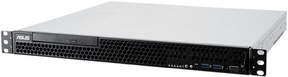 Серверная платформа ASUS RS100-E9-PI2, 1U, LGA1151, Intel C232, 4 x DDR4, 2 x 3.5" SATA, 2xGigabit Ethernet (1000 Мбит/с), DVD-RW, 250 Вт