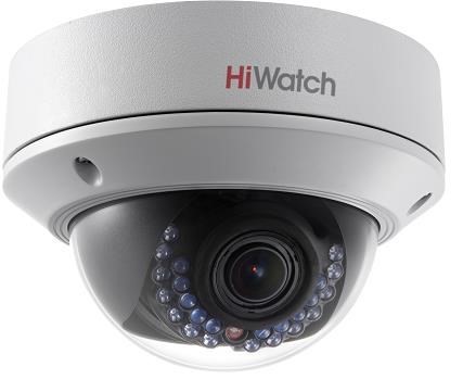 Видеокамера IP Hikvision HiWatch DS-I128 2.8-12мм цветная корп.:белый