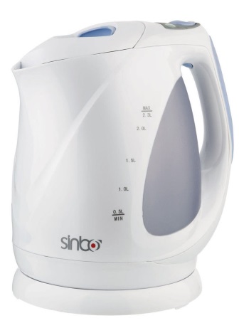 Чайник электрический Sinbo SK 2357 2.3л. 2000Вт слоновая кость (корпус: пластик)