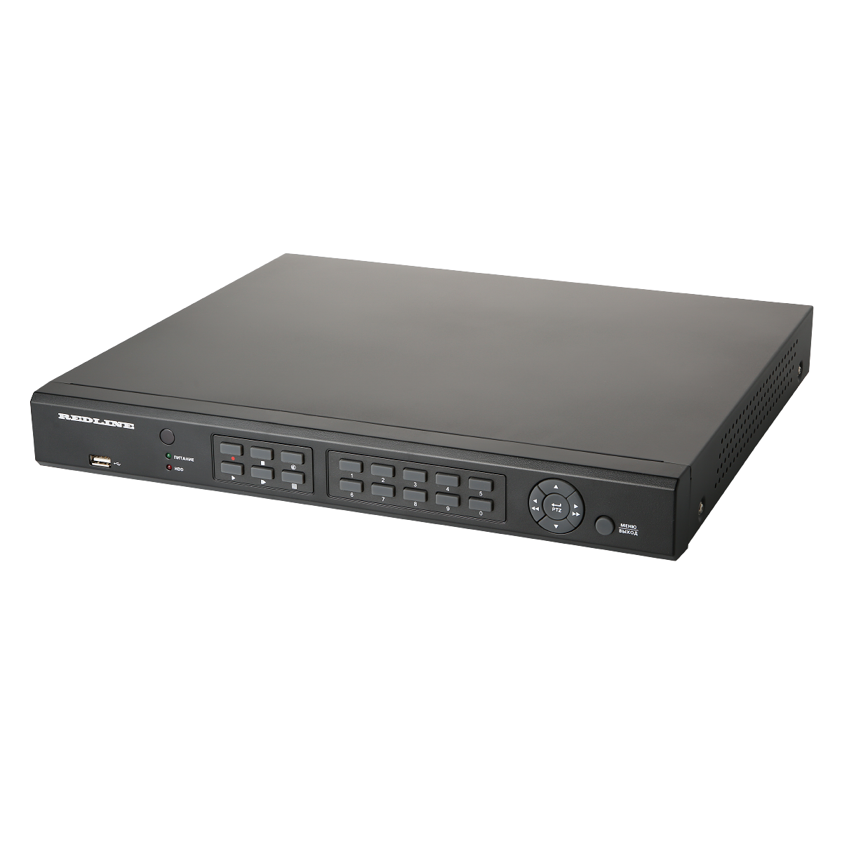 8-канальный HD-SDI видеорегистратор 720P REALTIME с поддержкой 1080Р и интеллектуальным видеоанализом RedLine RL-HD8E