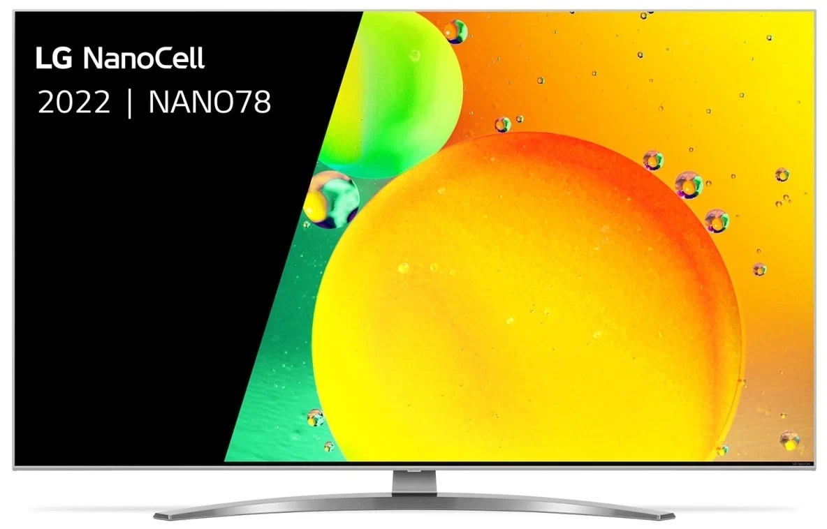 Телевизор LG 55NANO786QA, 55", NanoCell, Ultra HD, Smart TV, DVB-T/T2/C/S/S2, 2х10Вт, 3HDMI, 2USB, Magic Remote, 1 pole stand, Silver, 55NANO786QA